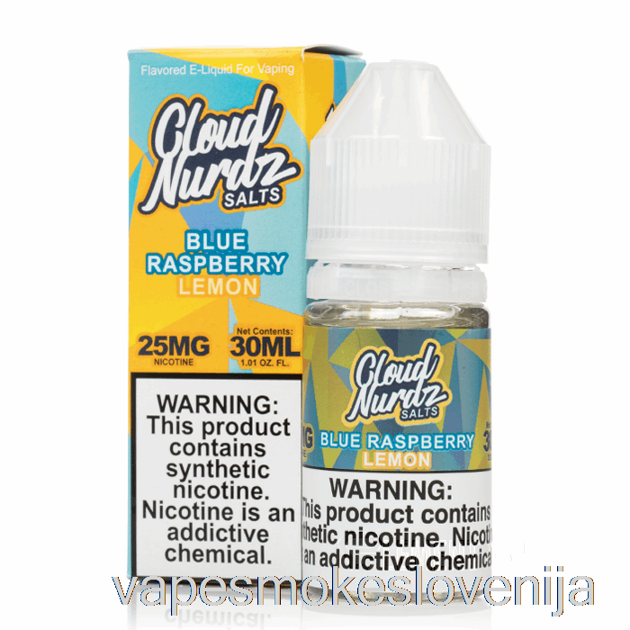 Vape Slovenija Modra Malina Limona - Oblak Nurdz Soli - 30ml 25mg